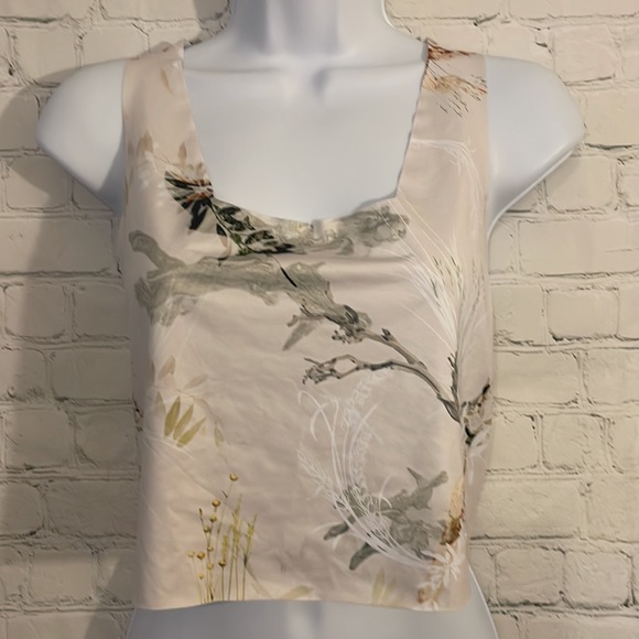 Tribe Kelley floral crop tank top - Picture 2 of 5